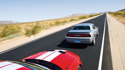 Dodge, Dodge Challenger, Ford, 2008 Dodge Challenger SRT8 vs. Ford Shelby GT500 Comparison Test