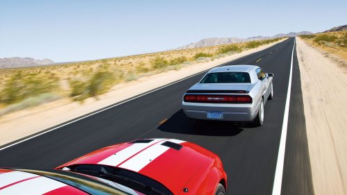 Dodge, Dodge Challenger, Ford, 2008 Dodge Challenger SRT8 vs. Ford Shelby GT500 Comparison Test