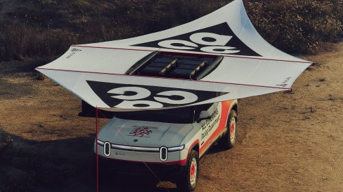 Rivian, Rivian and Nike ACG Teamed Up to Build a Custom R1T Mobile Hydration and Snack Station