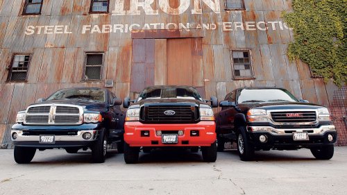 2004 Ford F-250 vs. Ram 2500 vs. Sierra 2500 HD: Diesel Truck Comparison Test