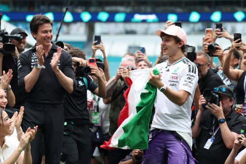 Mercedes, Mercedes F1 Boss Toto Wolff Wants a 'Handbrake' On Hype Around Kimi Antonelli