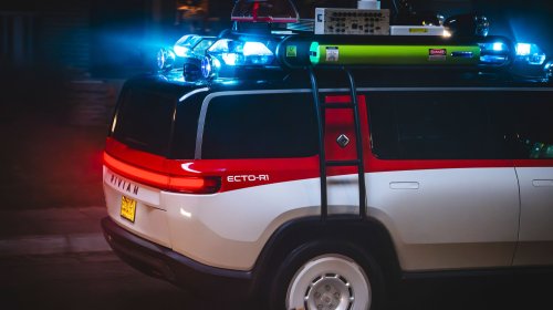 Rivian, Get Busted: Rivian and Ghostbusters Collab to Create a Badass Ecto-R1 Custom Build
