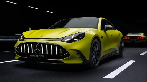 2027 Mercedes-AMG GT 4-Door Coupe EV First Look: Electric-Powered Techno-Muscle on Steroids