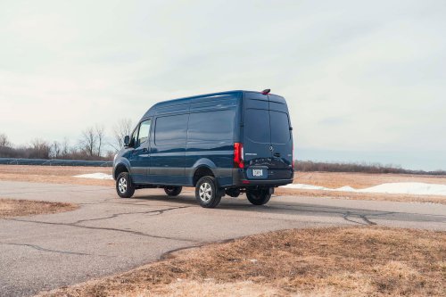 Test Hub: Mercedes's Towering Sprinter Van Tackles Our RTI Ramp