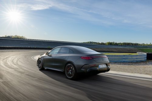 Mercedes, New Mercedes-AMG CLA45 Is a 680-Horsepower Tri-Motor Electric Car