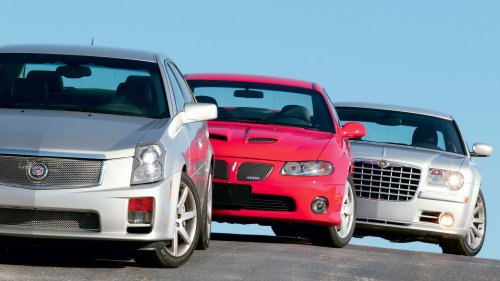 2005 Cadillac CTS-V vs. Chrysler 300C SRT8 vs. Pontiac GTO Comparison