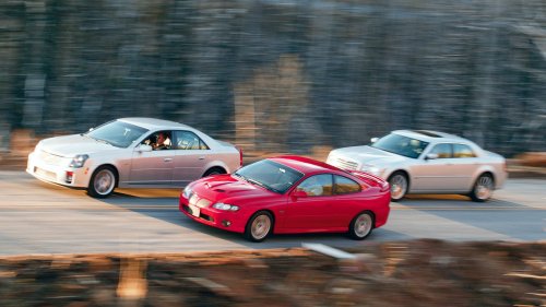 2005 Cadillac CTS-V vs. Chrysler 300C SRT8 vs. Pontiac GTO Comparison