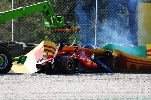 Charles Leclerc Out of the Italian Grand Prix After Red Flag Crash