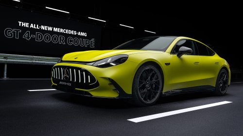2027 Mercedes-AMG GT 4-Door Coupe EV First Look: Electric-Powered Techno-Muscle on Steroids