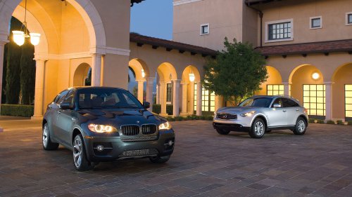 2008 BMW X6 xDrive 35i vs. 2009 Infiniti FX35 Comparison Test