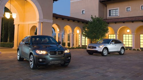 BMW, BMW X6, Infiniti, 2008 BMW X6 xDrive 35i vs. 2009 Infiniti FX35 Comparison Test