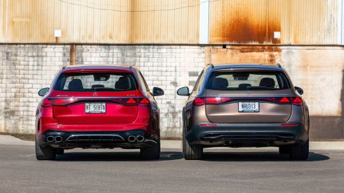 Mercedes-Benz E450 All-Terrain vs. E53 AMG: Station Wagon Battle!