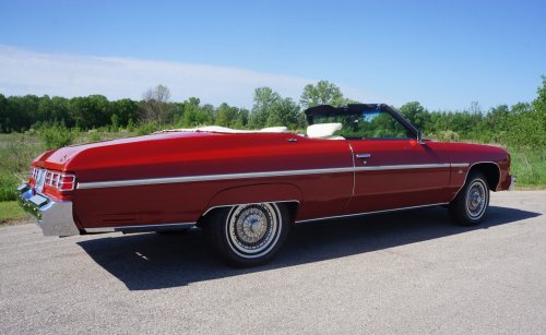 Chevy, This 1975 Chevy Caprice Convertible Got a Late Start in Life