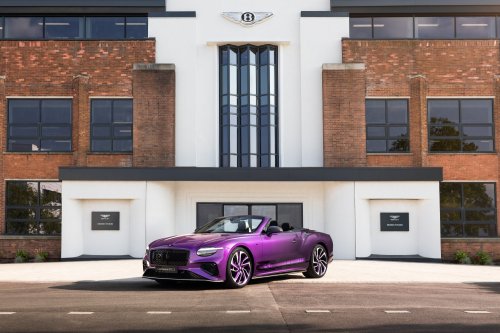One-of-One Bentley Continental GTC Goes All-In on Purple Haze
