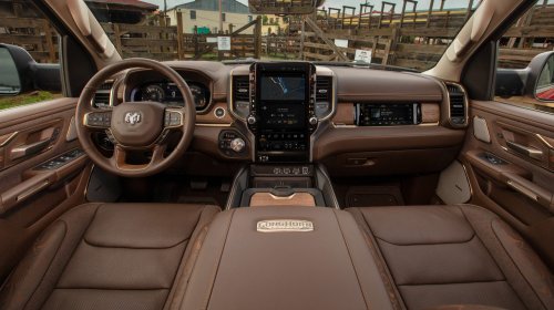 RAM, Ram Limited Longhorn Interior: Real Wood, Leather, and Authentic Craftsmanship