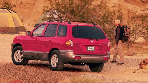 Ford, Ford Escape, Chevrolet, Chevrolet Equinox, Saturn, Hyundai, Hyundai Santa Fe, Ford Escape vs. Chevrolet Equinox vs. Saturn VUE Red Line vs. Hyundai Santa Fe Comparison Test