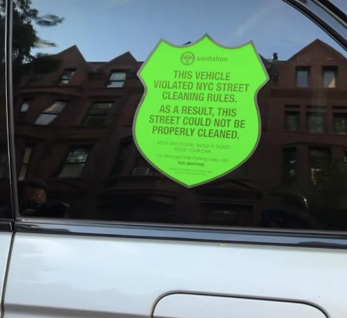 New York City Once Again Publicly Shaming Parking Scofflaws with Giant Stickers
