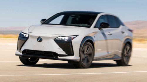 2026 Lexus RZ550e F Sport First Test: F Is for Fast in a Straight Line