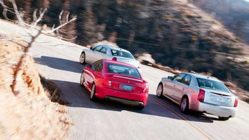 2005 Cadillac CTS-V vs. Chrysler 300C SRT8 vs. Pontiac GTO Comparison