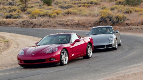 2005 Porsche 911 Carrera S vs. 2005 Chevy Corvette C6 Comparison Test