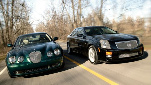 2004 Cadillac CTS-V vs. 2004 Jaguar S-Type R Comparison Test
