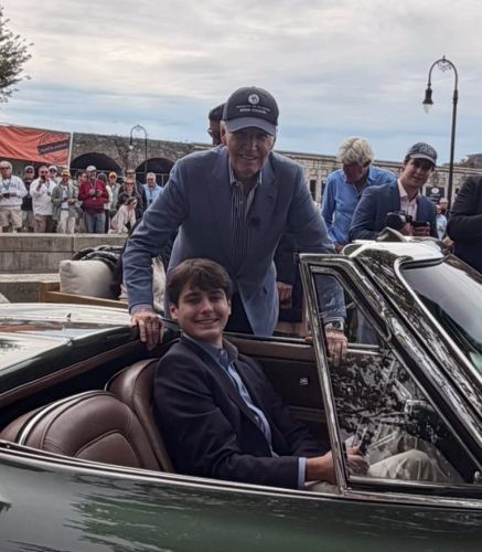 Joe Biden Brought His 1967 Chevrolet Corvette to the Audrain Concours