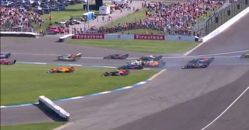 IndyCar's Month of May Kicks Off With Opening Lap Crash in Sonsio Grand Prix at IMS