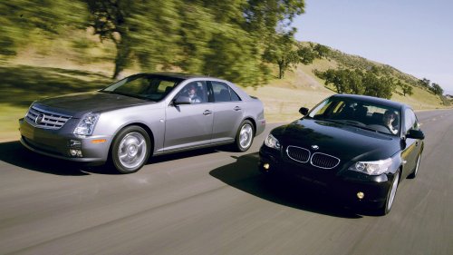 2005 Cadillac STS vs. 2004 BMW 545i Comparison