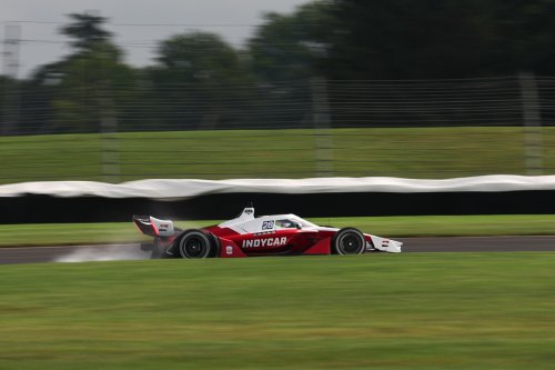 Alexandar Rossi Reacts to First IndyCar IR28 Chassis Validation Test at IMS