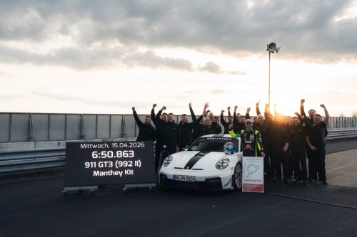 Watch the Porsche 911 GT3 Manthey Lap the 'Ring in Just 6:50.863