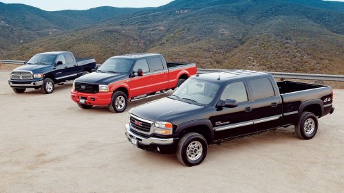 Ford, Ford F-250, Ford Sierra, RAM, 2004 Ford F-250 vs. Ram 2500 vs. Sierra 2500 HD: Diesel Truck Comparison Test