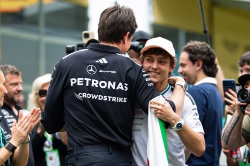 Mercedes, Mercedes F1 Boss Toto Wolff Wants a 'Handbrake' On Hype Around Kimi Antonelli