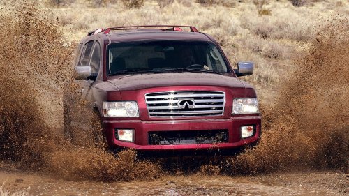 Range Rover, Rover, Lexus, Lexus LX, Lincoln, Infiniti, 2004 Range Rover vs. Lexus LX 470 vs. Lincoln Navigator vs. Infiniti QX56 Comparison Test