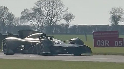 Strange Single-Seat Aston Martin Valkyrie Variant Spied Testing