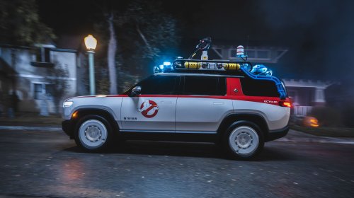 Get Busted: Rivian and Ghostbusters Collab to Create a Badass Ecto-R1 Custom Build