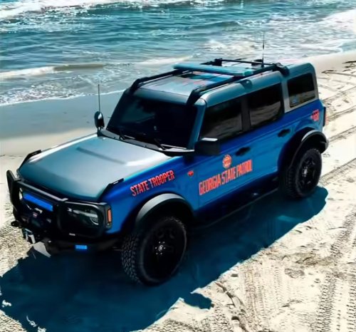 Georgia State Patrol Just Got Two Ford Broncos to Police the Beach