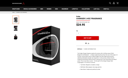 Dodge, Dodge Charger, Dodge Selling Official Charger Fragrance, Just in Time for Father's Day
