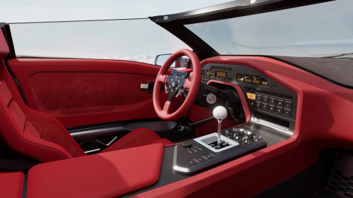 Eccentrica V12 Roadster Makes the Diablo Restomod Roofless
