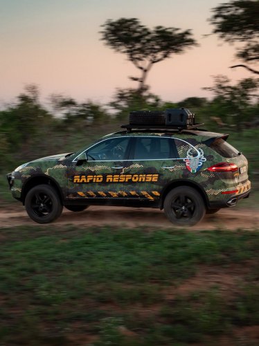 Porsche, Porsche Cayenne, Porsche Joins Fight Against Rhino Poachers With Modified Cayenne