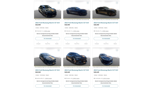 Ford, Ford Mustang Mach-E, Ford Mustang, Hertz's Shelby Ford Mustang Mach-E GTs for Sale With Big Discounts