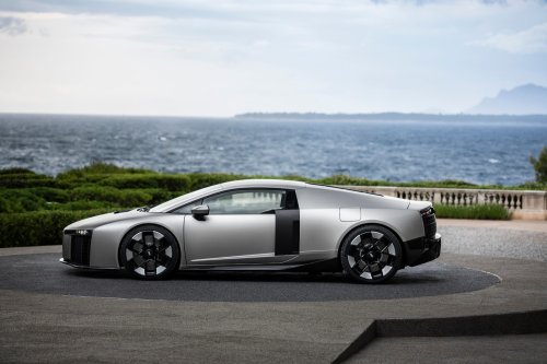 Audi, SuperCar, Audi Nuvolari Supercar Has a Carbon-Fiber Body, But Its Design Is a Tribute to Metal