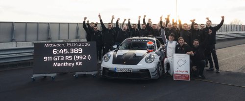 Manthey Kit-Equipped Porsche 911 GT3 RS Laps Nurburgring in 6:45.389