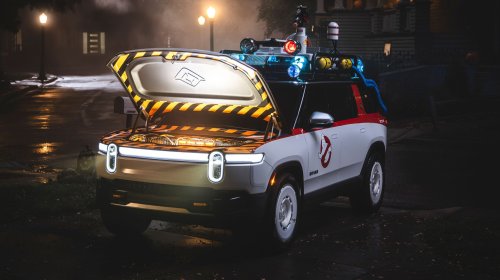 Get Busted: Rivian and Ghostbusters Collab to Create a Badass Ecto-R1 Custom Build