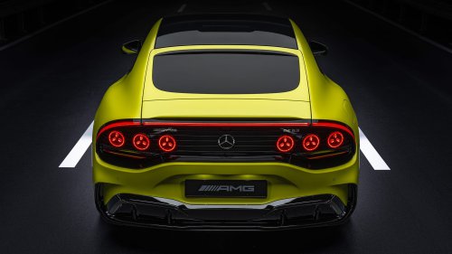 2027 Mercedes-AMG GT 4-Door Coupe EV First Look: Electric-Powered Techno-Muscle on Steroids
