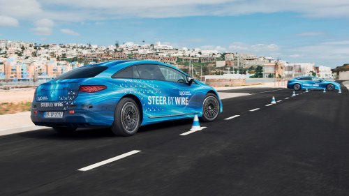 Mercedes-Benz, Mercedes-Benz EQS, Tesla, NIO, Steering the 2027 Mercedes-Benz EQS With Steer-by-Wire: How It Compares to Tesla and Nio
