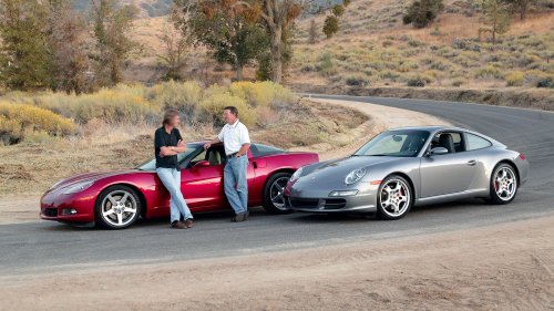 2005 Porsche 911 Carrera S vs. 2005 Chevy Corvette C6 Comparison Test