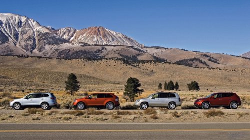2007 Ford Edge vs. Hyundai Santa Fe vs. Nissan Murano vs. Toyota Highlander Comparison Test