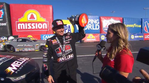 Son Beats Dad by 0.001 Seconds in NHRA Final