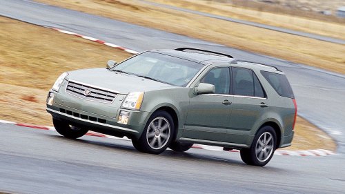 Porsche, Porsche Cayenne, BMW, BMW X5, Infiniti, Cadillac, 2003 Porsche Cayenne S vs. 2004 BMW X5, Infiniti FX45, and Cadillac SRX Comparison Test