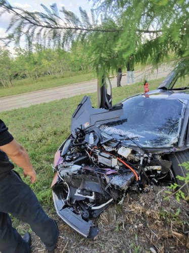 Lamborghini, SuperCar, Lamborghini Revuelto, Aventador Crash in Texas Leaves 1 Supercar Burned to a Crisp